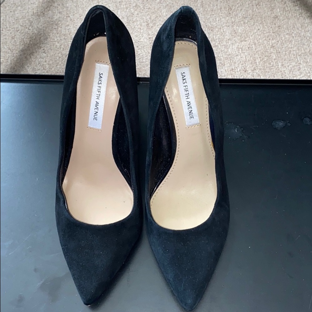 Saks Fifth Ave Thick Heel